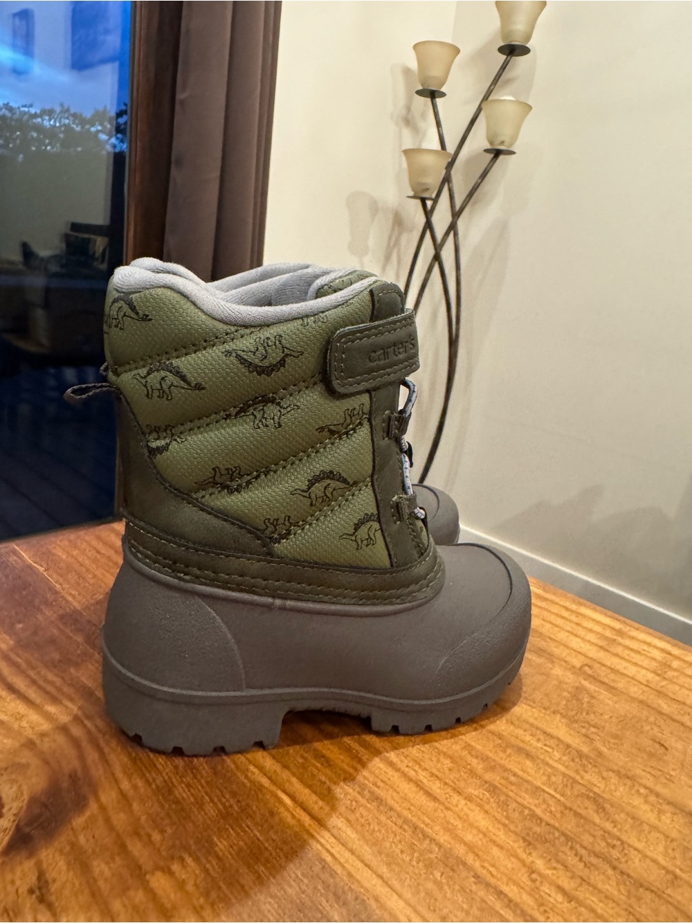 Carter's Kids' Olive Green Winter Boots